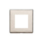 Vintage Range Rustic Nickel Switches & Sockets, XRN - 2 Module Euro Plate by Heritage Brass By M-Marcus