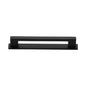 Metro Cabinet Pull Handle with Plate by M Marcus - Heritage Brass
