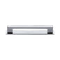 Metro Cabinet Pull Handle with Plate by M Marcus - Heritage Brass