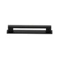 Metro Cabinet Pull Handle with Plate by M Marcus - Heritage Brass