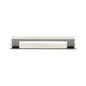 Metro Cabinet Pull Handle with Plate by M Marcus - Heritage Brass