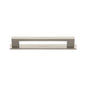 Metro Cabinet Pull Handle with Plate by M Marcus - Heritage Brass