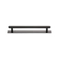 Step Cabinet Pull Handle with Plate by M Marcus - Heritage Brass