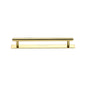 Step Cabinet Pull Handle with Plate by M Marcus - Heritage Brass