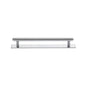 Step Cabinet Pull Handle with Plate by M Marcus - Heritage Brass