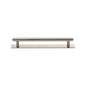 Step Cabinet Pull Handle with Plate by M Marcus - Heritage Brass
