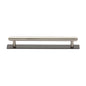 Step Cabinet Pull Handle with Plate by M Marcus - Heritage Brass