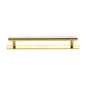 Step Cabinet Pull Handle with Plate by M Marcus - Heritage Brass
