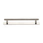 Step Cabinet Pull Handle with Plate by M Marcus - Heritage Brass