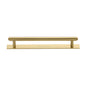 Step Cabinet Pull Handle with Plate by M Marcus - Heritage Brass
