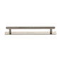 Step Cabinet Pull Handle with Plate by M Marcus - Heritage Brass