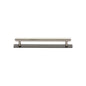 Step Cabinet Pull Handle with Plate by M Marcus - Heritage Brass