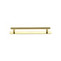 Step Cabinet Pull Handle with Plate by M Marcus - Heritage Brass