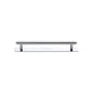 Step Cabinet Pull Handle with Plate by M Marcus - Heritage Brass