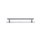 Step Cabinet Pull Handle with Plate by M Marcus - Heritage Brass