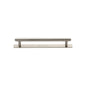 Step Cabinet Pull Handle with Plate by M Marcus - Heritage Brass