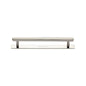 Hexagonal Cabinet Pull Handle with Plate by M Marcus - Heritage Brass
