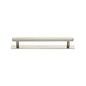 Hexagonal Cabinet Pull Handle with Plate by M Marcus - Heritage Brass