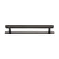 Hexagonal Cabinet Pull Handle with Plate by M Marcus - Heritage Brass
