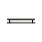 Hexagonal Cabinet Pull Handle with Plate by M Marcus - Heritage Brass