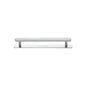 Hexagonal Cabinet Pull Handle with Plate by M Marcus - Heritage Brass