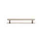 Hexagonal Cabinet Pull Handle with Plate by M Marcus - Heritage Brass