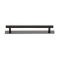 Knurled Cabinet Pull Handle with Plate by M Marcus - Heritage Brass