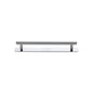 Knurled Cabinet Pull Handle with Plate by M Marcus - Heritage Brass
