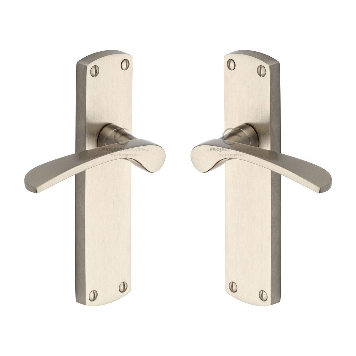 Luca Door Handle on Plate by M Marcus - Heritage Brass