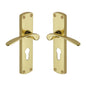 Luca Door Handle on Plate by M Marcus - Heritage Brass