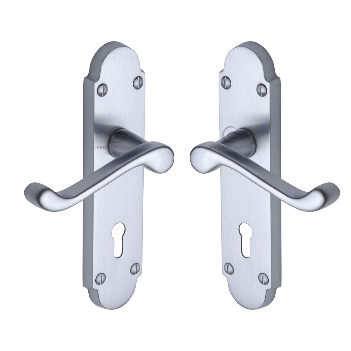 Milton Door Handle on Plate