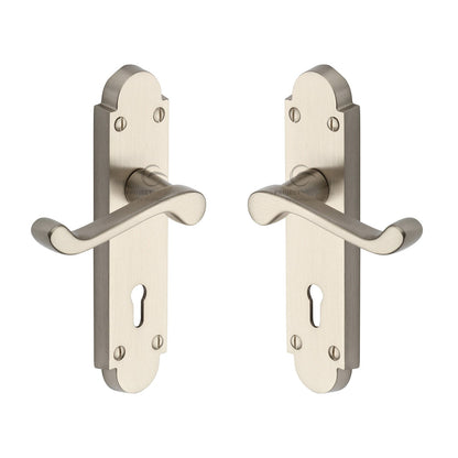 Milton Door Handle on Plate