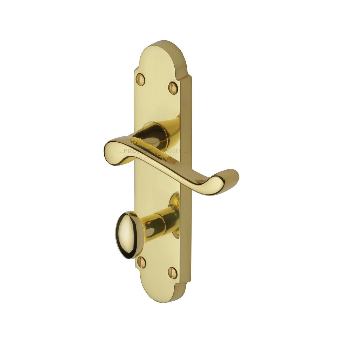 Milton Door Handle on Plate by M Marcus - Heritage Brass