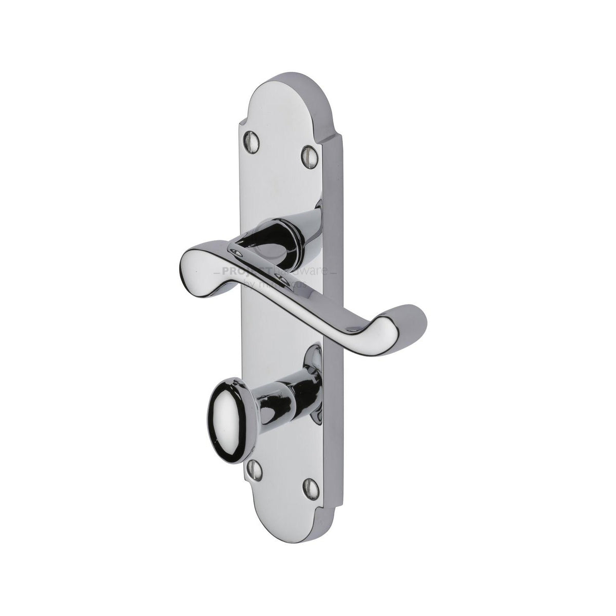 Milton Door Handle on Plate by M Marcus - Heritage Brass