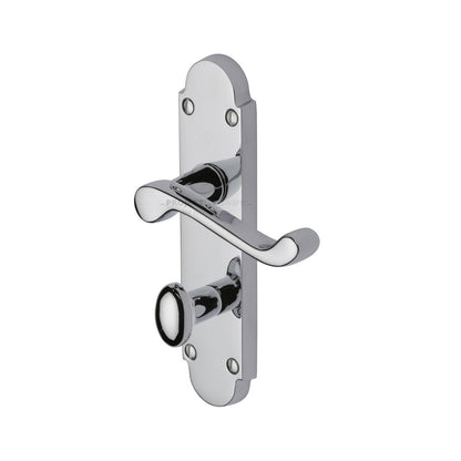 Milton Door Handle on Plate by M Marcus - Heritage Brass