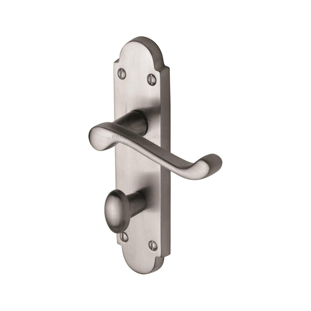 Milton Door Handle on Plate by M Marcus - Heritage Brass