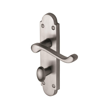 Milton Door Handle on Plate by M Marcus - Heritage Brass