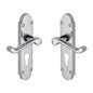Milton Door Handle on Plate by M Marcus - Heritage Brass