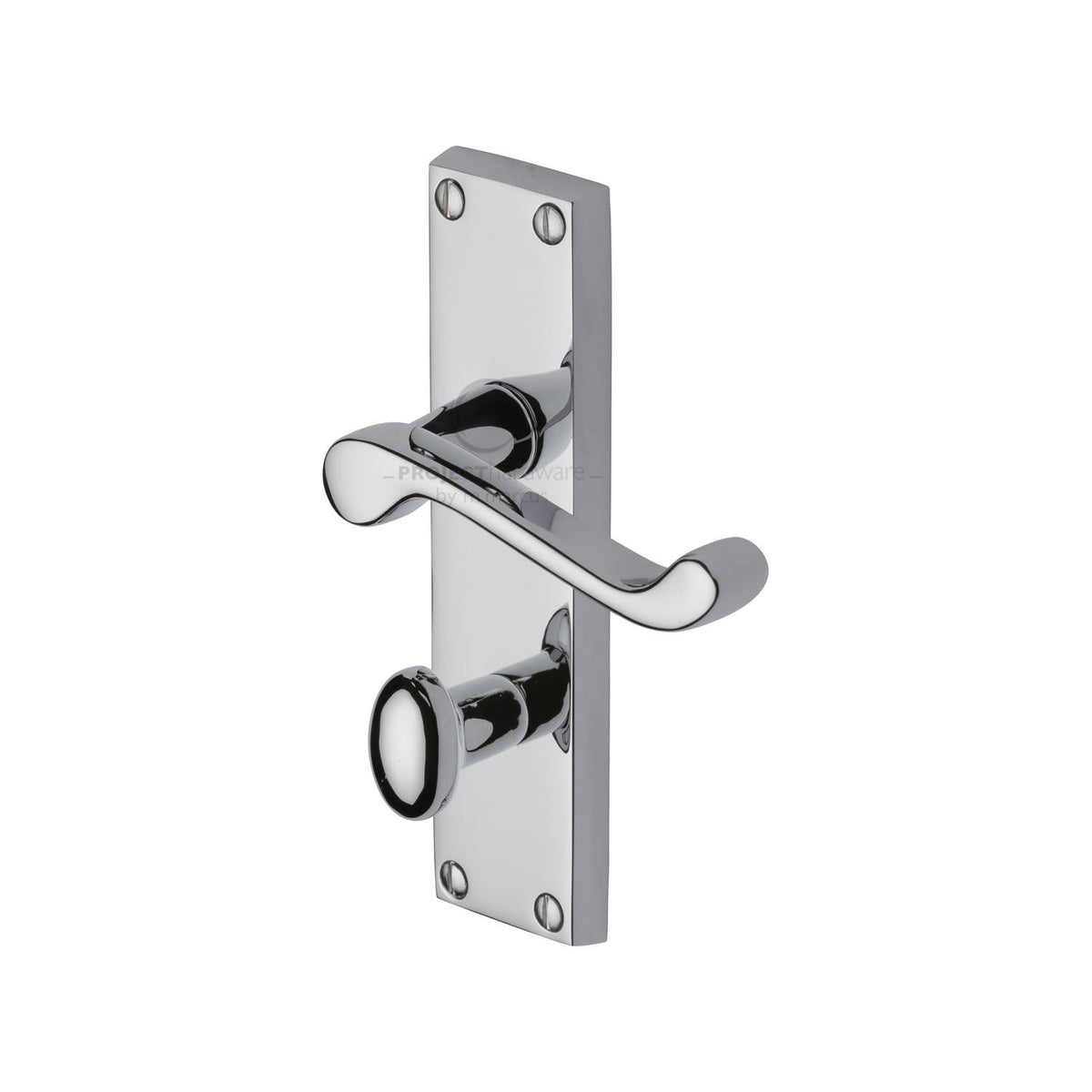 Malvern Door Handle on Plate by M Marcus - Heritage Brass