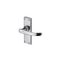 Avon Short Door Handle on Plate by M Marcus - Heritage Brass