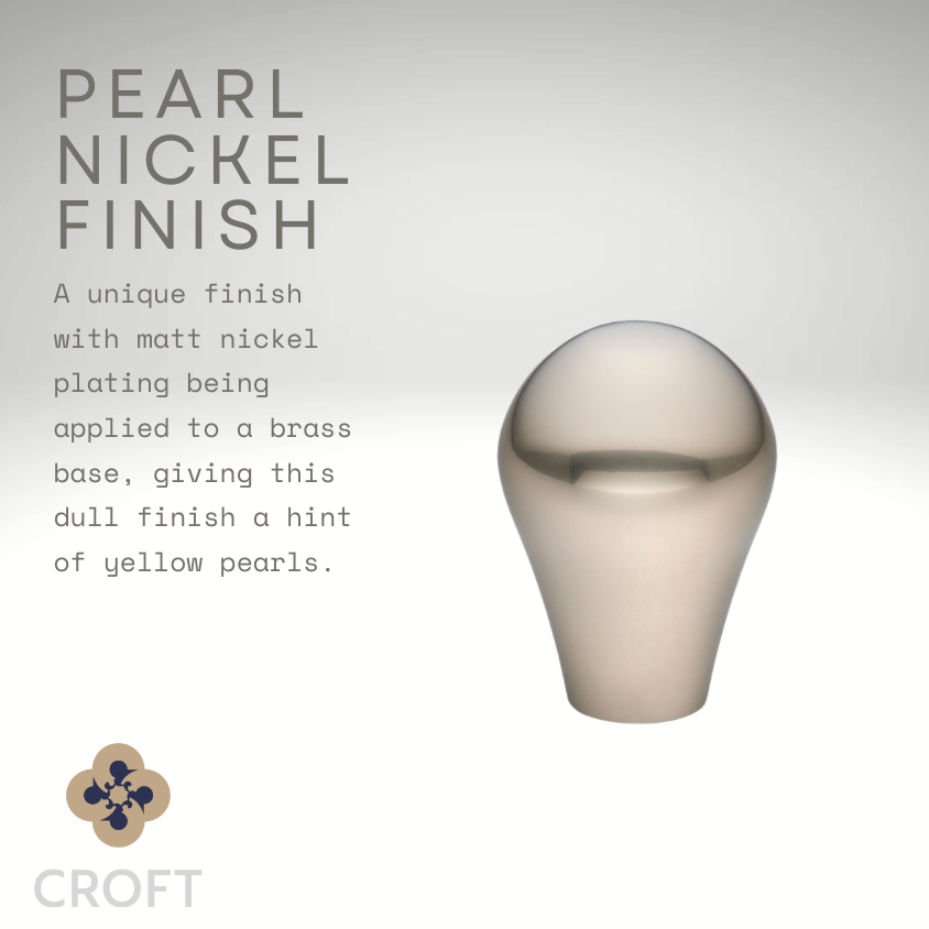 Croft - Stepped Cushion Knob Mortice Furniture on Square Rose 6348SQ by Croft Ironmongery
