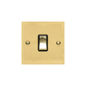 Victorian Elite Range Polished Brass Switches & Sockets, R01 - 1 Gang Rocker Switch by Heritage Brass By M-Marcus