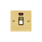 Victorian Elite Range Polished Brass Switches & Sockets, R01 - 20A Double Pole Switch with Neon by Heritage Brass By M-Marcus