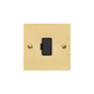 Victorian Elite Range Polished Brass Switches & Sockets, R01 - Unswitched Spur (13 Amp) by Heritage Brass By M-Marcus