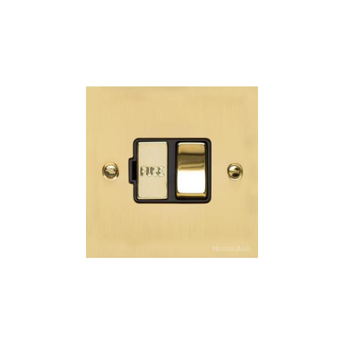 Victorian Elite Range Polished Brass Switches & Sockets, R01 - Switched Spur (13 Amp) by Heritage Brass By M-Marcus