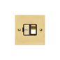 Victorian Elite Range Polished Brass Switches & Sockets, R01 - Switched Spur (13 Amp) by Heritage Brass By M-Marcus