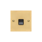Victorian Elite Range Polished Brass Switches & Sockets, R01 - 1 Gang Master Line Socket by Heritage Brass By M-Marcus