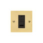 Victorian Elite Range Polished Brass Switches & Sockets, R01 - 1 Gang RJ45 by Heritage Brass By M-Marcus
