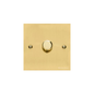 Victorian Elite Range Polished Brass Switches & Sockets, R01 - 1 Gang Dimmer 250 watts (Compatible with halogen/ incandescent bulbs) by Heritage Brass By M-Marcus