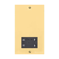 Victorian Elite Range Polished Brass Switches & Sockets, R01 - Shaver Socket Output Voltage 110/240V by Heritage Brass By M-Marcus